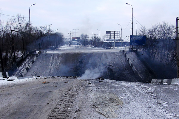 Ситуация в районе аэропорта Донецка