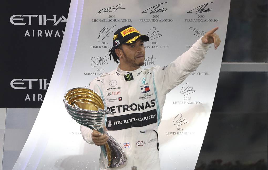 Emirates F1 GP Auto Racing