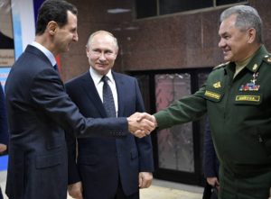 Russian President Putin visits Syria