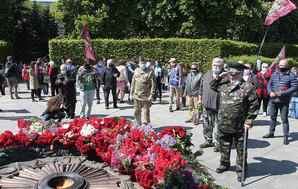 Victory Day celebrations in Kiev, Ukraine