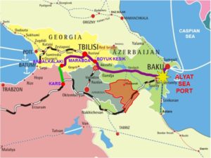 CASPIAN SEA BOYUK KESIK AKHALKALAKI MARABDA ALYAT SEA PORT KARS